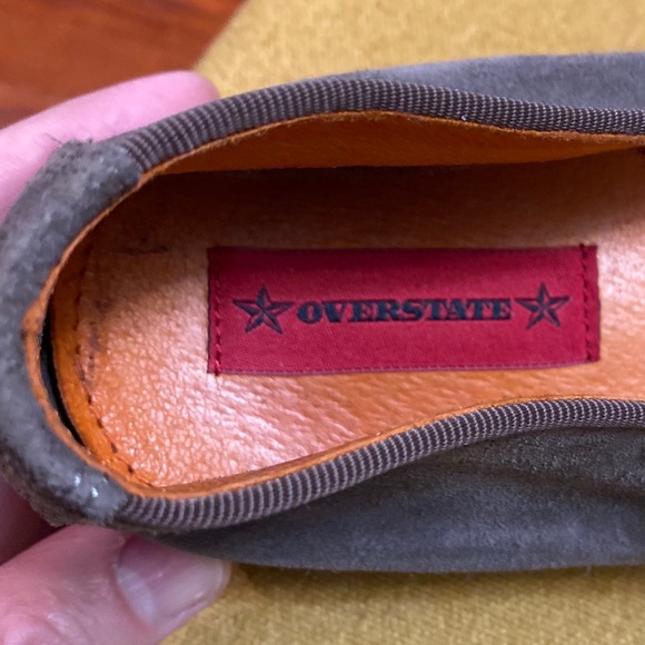 Overstate Moccasin Shoe - Size 12 Suede / Leather - Picture 4 of 9